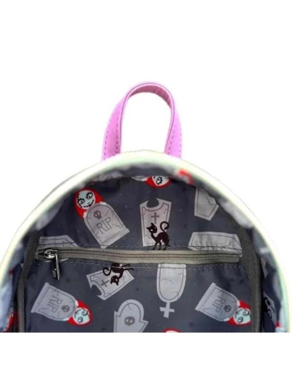 Loungefly Nightmare Before Christmas Sally Cemetery Glow Mini Backpack NWT